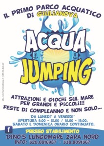 Distribuzione pubblicitaria Volantinaggio provincia di Teramo per Acqua Jumping